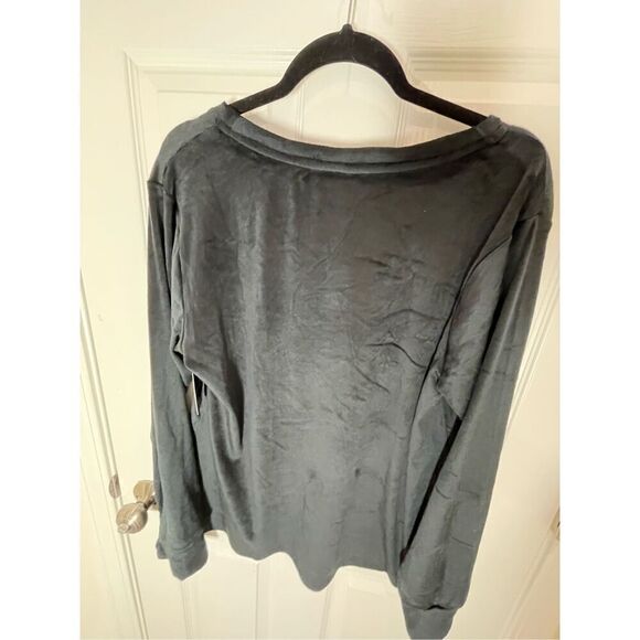 Steve Madden women’s black sleepwear top XL super soft NWT - Picture 2 of 6